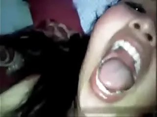 Indian Desi Manipuri College Girl swallows cum after hand job porn video